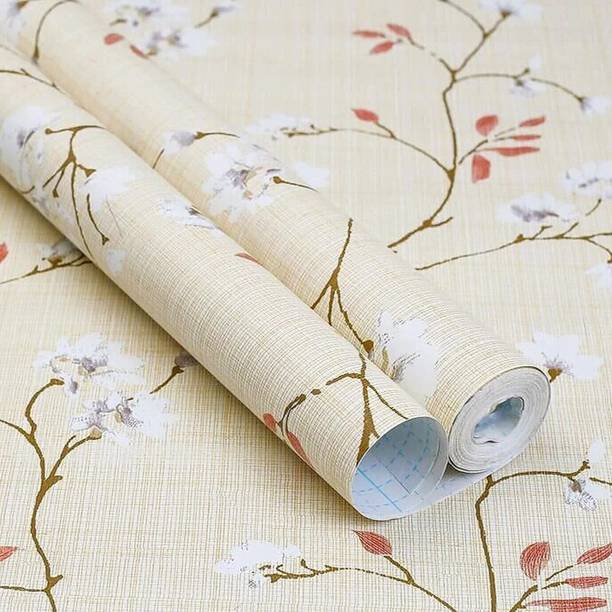 एलक्सिया फ्लोरल & बॉटनिकल बेज वॉलपेपर