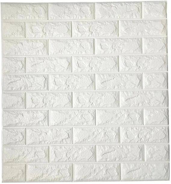 Tlismi Vinyl Decorative White Wallpaper