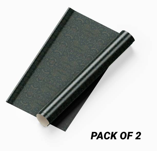 FOKRIM Vinyl Decorative Green Wallpaper