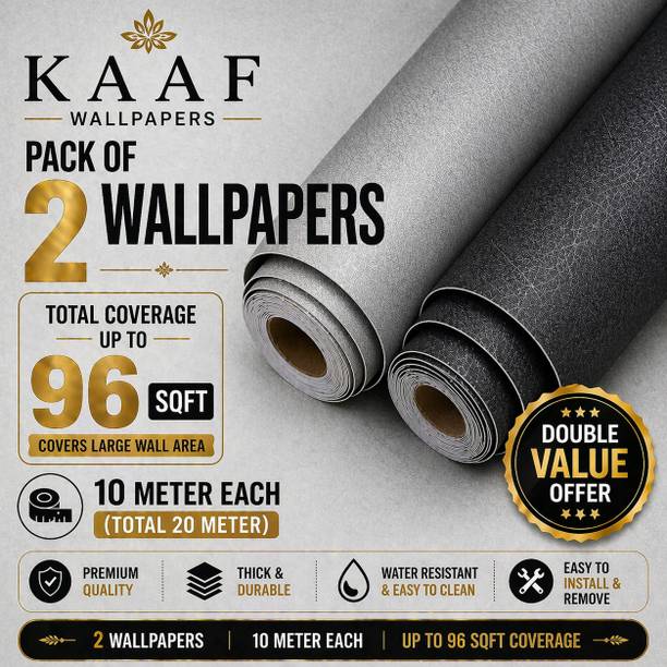 KAAF 45 cm x 1000 cm Decorative Vinyl Wallpaper