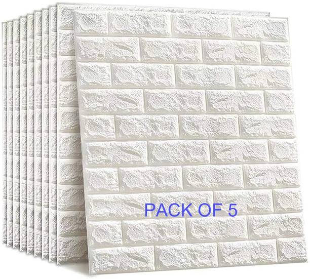 hventerprise Embossed Abstract White Wallpaper