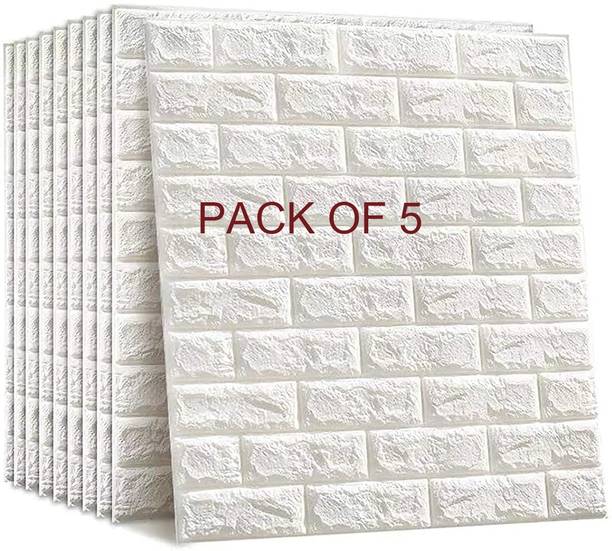 hventerprise Embossed Abstract White Wallpaper