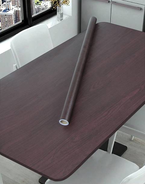 Veki Decorative Maroon Wallpaper