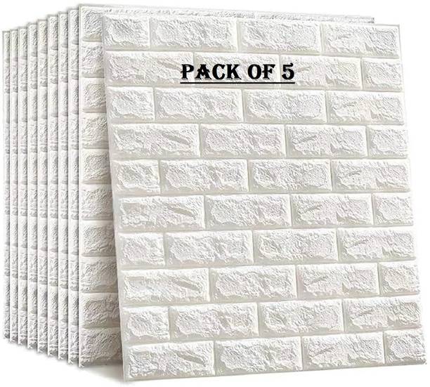 GRABITOZ 10 cm x 5 cm Waterproof Decorative Vinyl Wallpaper