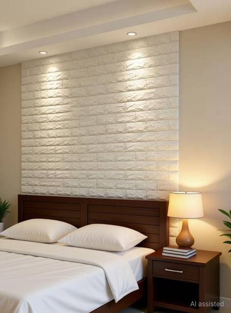 RENUKA ENTERPRISES 77 cm x 70 cm Decorative Embossed Wallpaper
