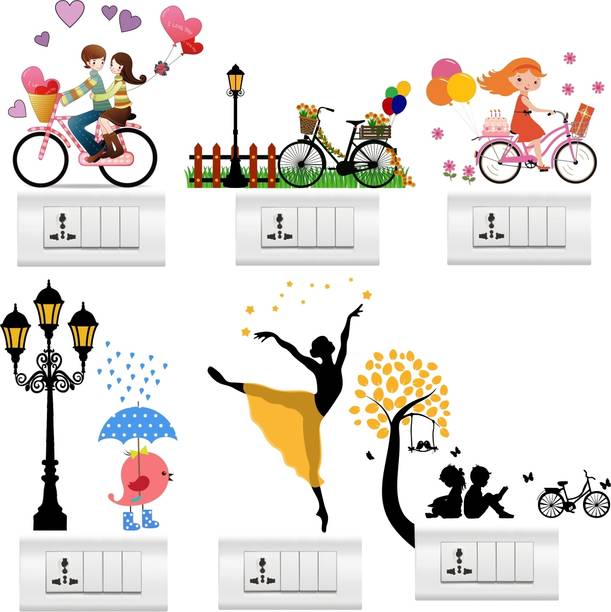 rawpockets Vinyl Animation & Cartoons Multicolor Wallpaper