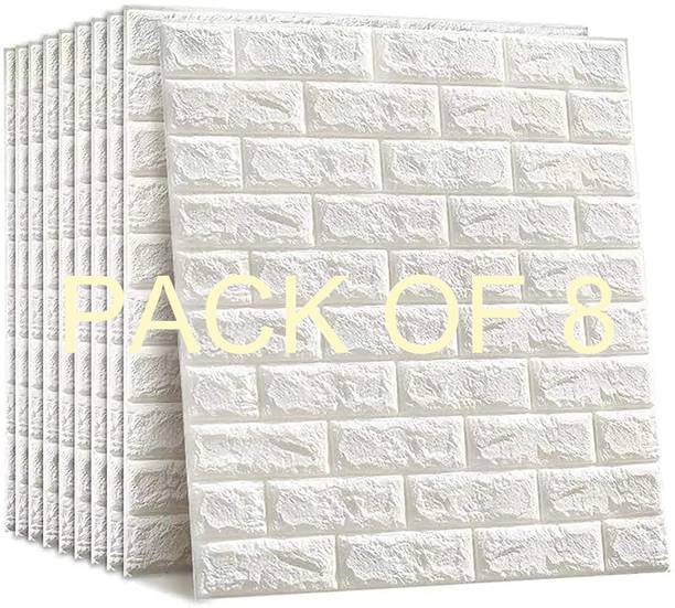 GJMART 77 cm x 70 cm Waterproof Abstract Embossed Wallpaper