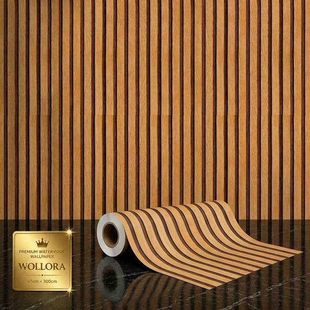 WOLLORA 300 cm x 45 cm Waterproof Classics Vinyl, PVC Wallpaper