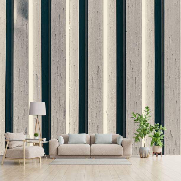 interawalldecor Vinyl Decorative Beige, Black Wallpaper