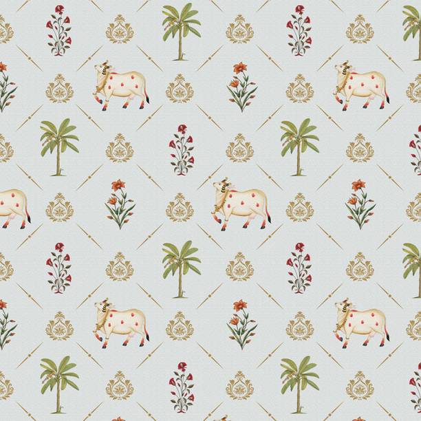 DWELLSINDIA Art & Paintings Gold Wallpaper