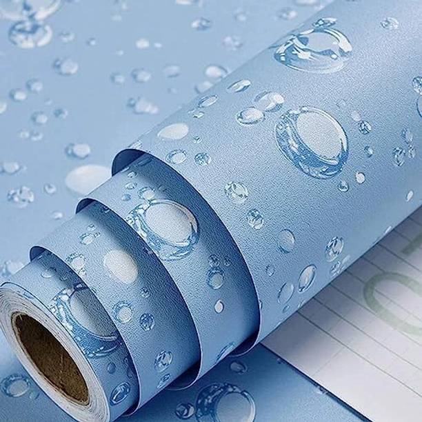 HOMEMATES Decorative Blue Wallpaper