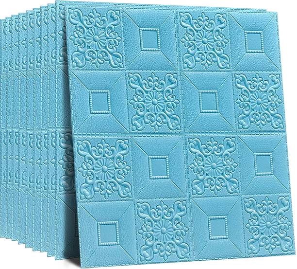 metreno Decorative Blue Wallpaper