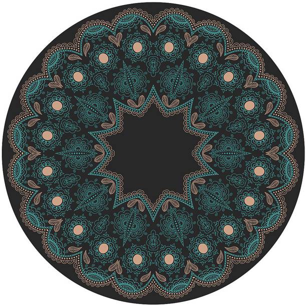 Decor Villa 60 cm x 60 cm Waterproof Floral & Botanical Vinyl Wallpaper
