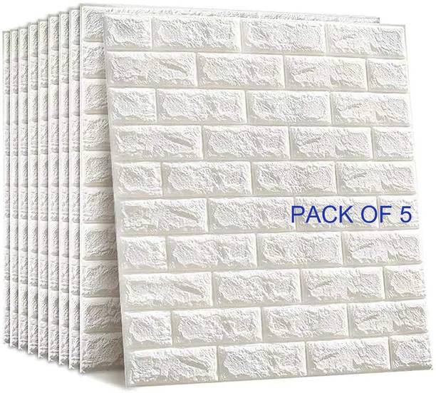 KNENTERPRISE 77 cm x 70 cm Waterproof Abstract Embossed Wallpaper