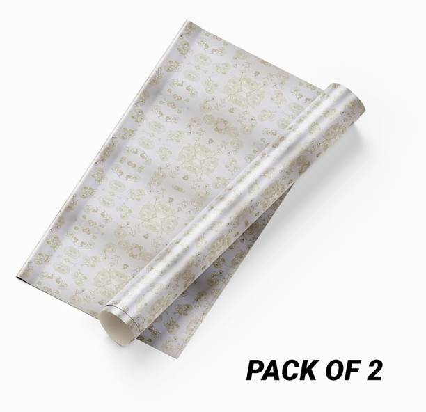 FOKRIM Vinyl Decorative White Wallpaper