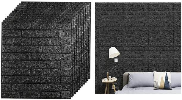 Laptraded Vinyl Nature Black Wallpaper