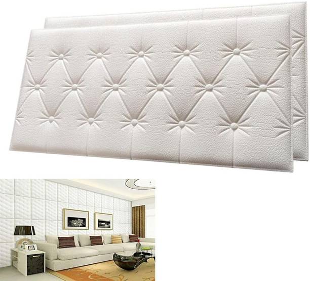 FLETIX 20 cm x 10 cm Waterproof Abstract Embossed Wallpaper