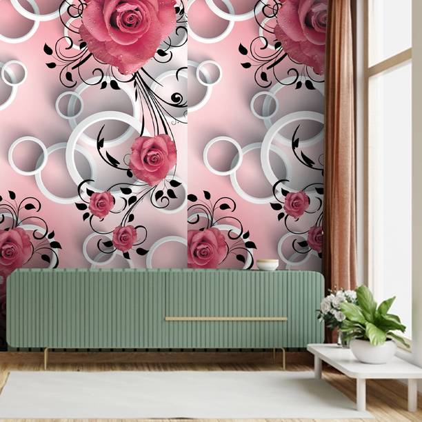 SDM 10 cm x 5 cm Decorative Vinyl Wallpaper