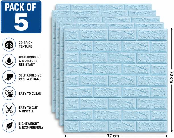 CARTIVA 70 cm x 77 cm Waterproof Decorative Vinyl Wallpaper