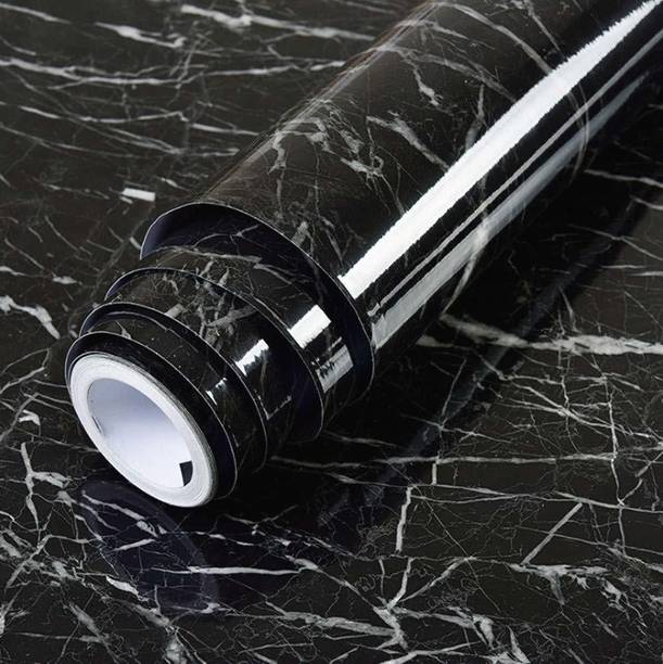 EVANSHIIIMPEX Vinyl Fantasy Black Wallpaper