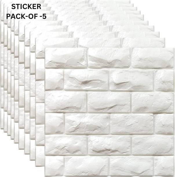 KESHAVART 78.74 cm x 70 cm Waterproof Abstract Vinyl Wallpaper