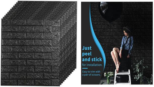 WALLVEAR 77 cm x 70 cm Waterproof Decorative Vinyl Wallpaper