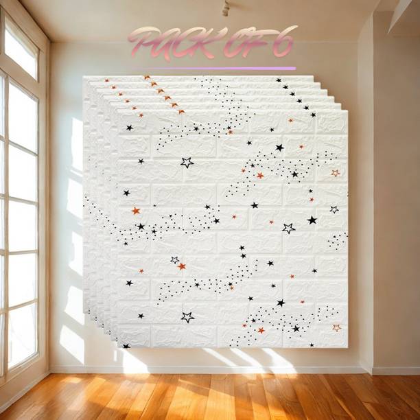 Anadhmart 70 cm x 77 cm Waterproof Decorative Vinyl Wallpaper