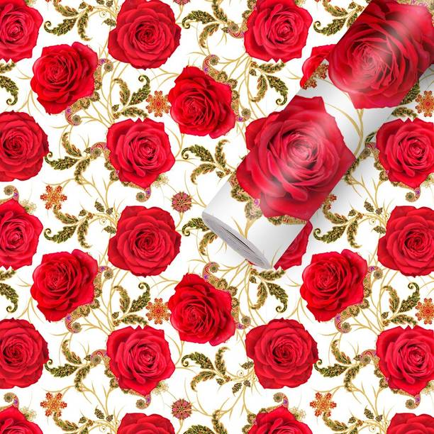 BDM Decorative Red Wallpaper