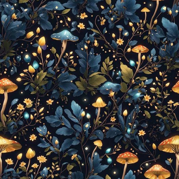 HOMEMATES Vinyl Floral & Botanical Multicolor Wallpaper