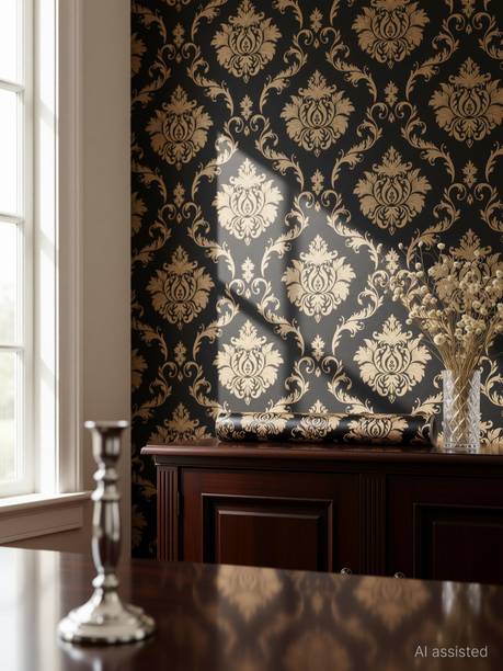 RosaStella 304.8 cm x 45.72 cm Waterproof Floral & Botanical Vinyl Wallpaper