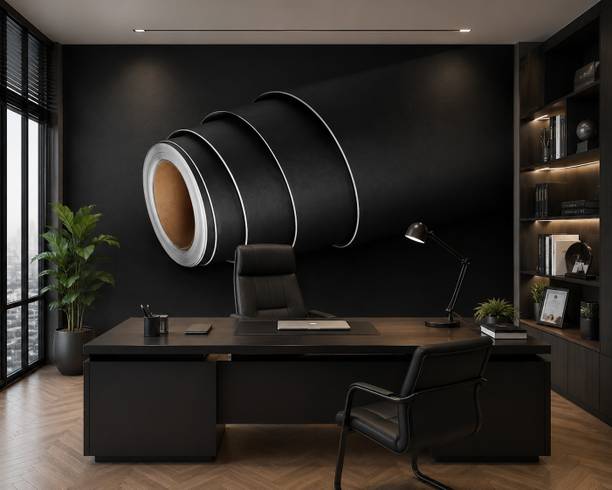 Alakh Creation 200 cm x 60 cm Waterproof Minimal Art Vinyl Wallpaper
