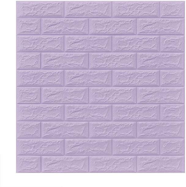 Floppy Decorative Purple Wallpaper