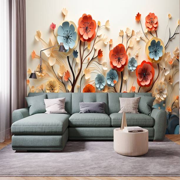 जेडएक्सग्राफिक्स ऐब्स्ट्रैक्ट बहुरंगी वॉलपेपर