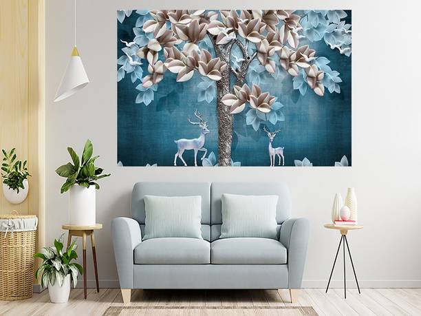 HD PRINT HOUSE Vinyl Nature Green Wallpaper