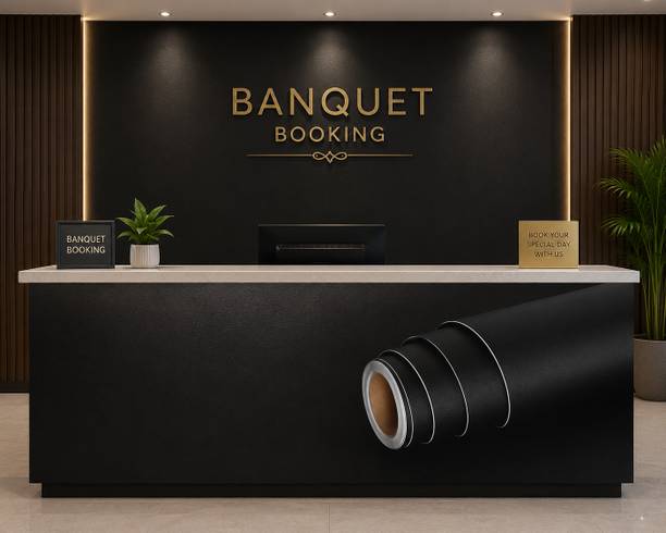 Hanumant Creation 200 cm x 60 cm Waterproof Minimal Art Vinyl Wallpaper