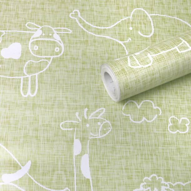 Tlismi Decorative Green Wallpaper