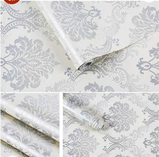 RedBloom 200 cm x 45 cm Waterproof Decorative Vinyl Wallpaper