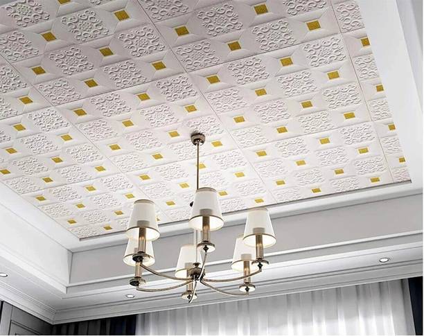 Heen Fab Paper Architecture Gold Wallpaper