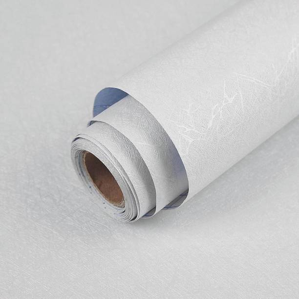 Veki Decorative White Wallpaper