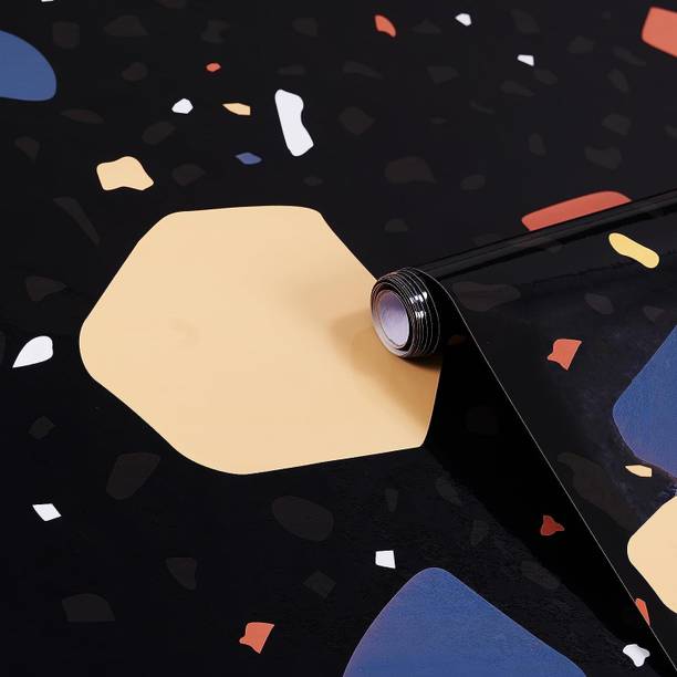 FLETIX 60 cm x 200 cm Waterproof Decorative Vinyl Wallpaper