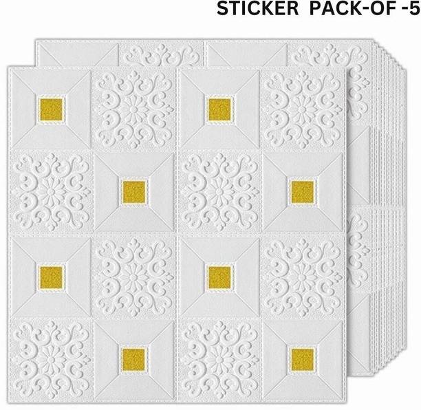 KESHAVART 78.74 cm x 70 cm Waterproof Abstract Vinyl Wallpaper