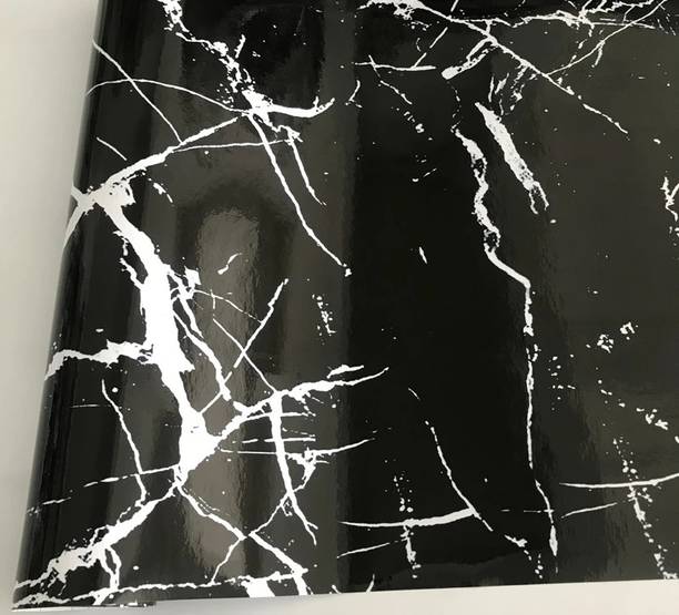 god & god's Vinyl Abstract Black Wallpaper