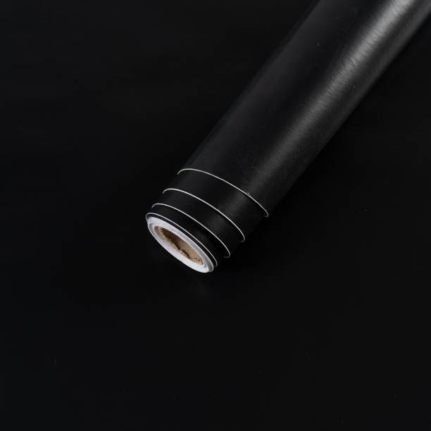 doodad Vinyl Decorative Black Wallpaper
