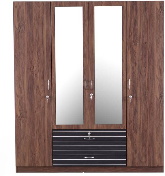 Hometown Molly Engineered Wood 4 Door Wardrobe