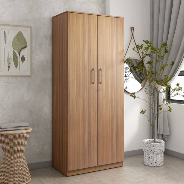 A GLOBIA CREATIONS Knox Engineered Wood 2 Door Wardrobe