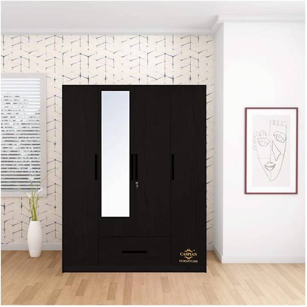 CASPIAN Wrd 032 Engineered Wood 4 Door Wardrobe