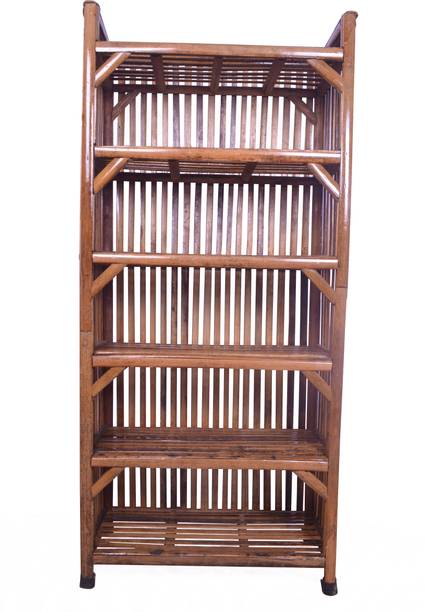EVRA Wood, Bamboo,Cane shoe rack chappal stand, Bookshelf for office,multipurpose use Cane, Bamboo, Engineered Wood Shoe Rack
