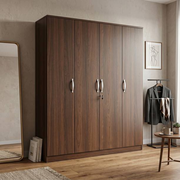 Hometown Willy Plus Engineered Wood 4 Door Almirah