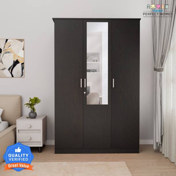 Flipkart Perfect Homes Julian Engineered Wood 3 Door Wardrobe
