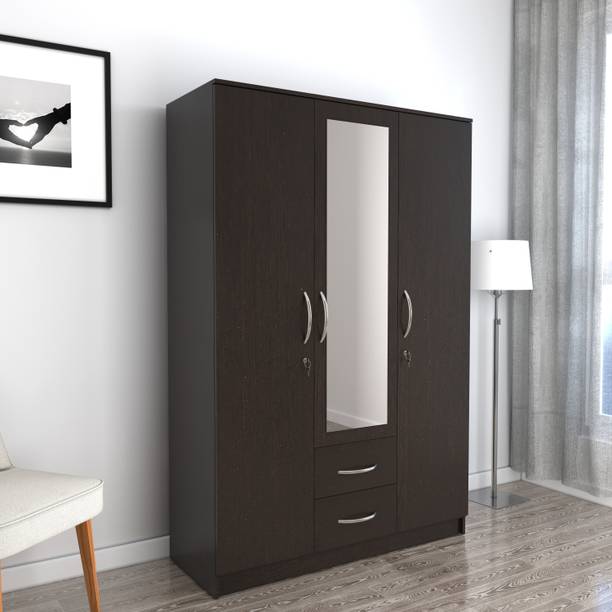 Flipkart Perfect Homes Olympus Engineered Wood 3 Door Wardrobe